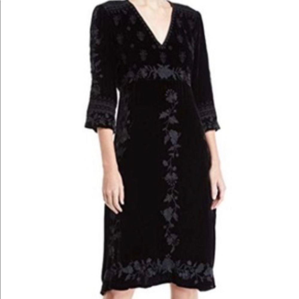 Johnny Was Shalea Velvet Dress